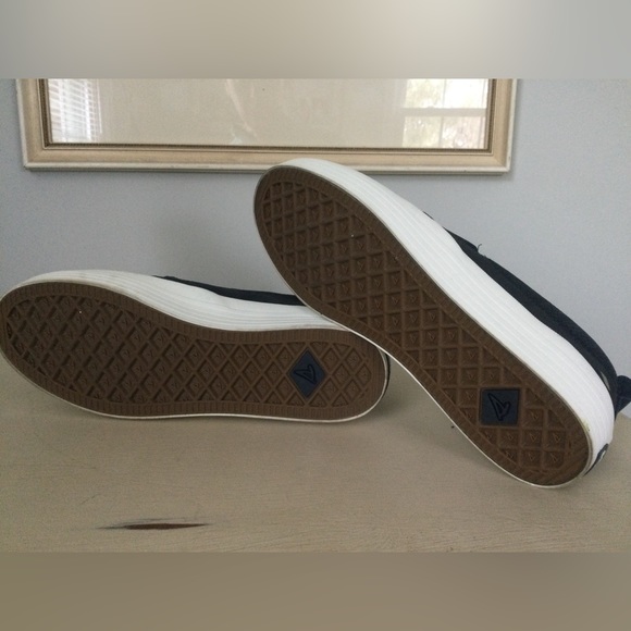 Sperry Crest Platform Navy Snake Size 8 - Picture 8 of 9